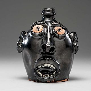 Billy Ray Hussey Face Jug 