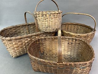 Four Antique Baskets