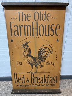 Bed & Breakfast Trade Sign