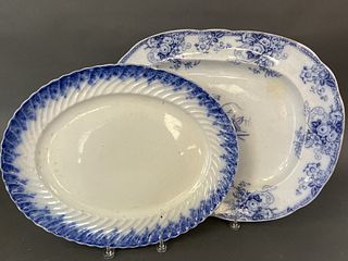 Flow Blue Platters