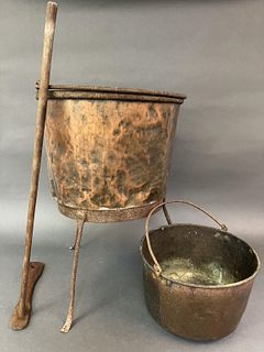 Two Copper Buckets