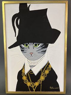 Maggie Meredith Cat Portrait