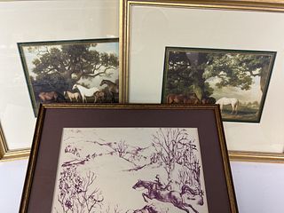 Three Horse Prints