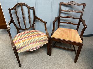 Two Georgian Style Armchairs