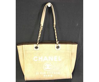 Chanel Beige Deauville Bag