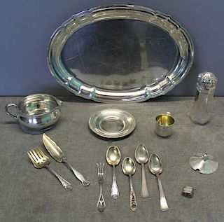 STERLING. Miscellaneous Group of Hollow Ware and