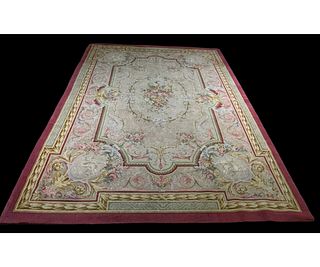 HAND KNOTTED SAVONNERIE STYLE RUG