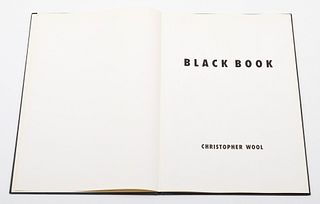 Christopher Wool "Black Book" Signed Edition