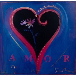 Simon Bull (British b. 1958) Signed Lithograph, Amor IV