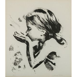 Sandu Liberman (1923-1977) Lithograph, Untitled, Signed