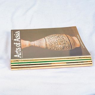 GROUP OF 5 "ARTS OF ASIA" MAGAZINES