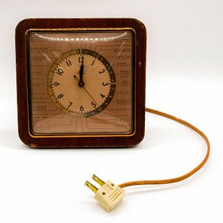 Vintage Telechron Electric Clock, The Explorer 8F03
