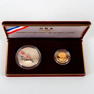 Set of 2 United States Mint 1988 Olympic Coins