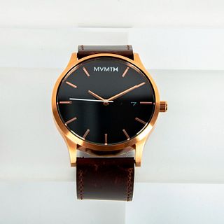 MVMT Brown Leather Quartz Watch