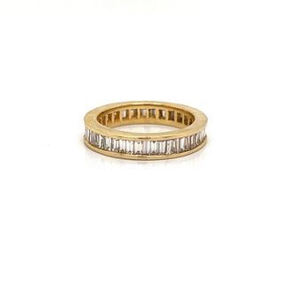 14k Diamond Baguette Eternity Ring