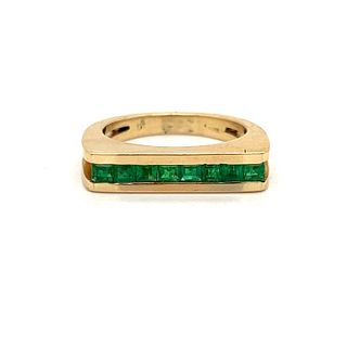 18k Emerald Ring