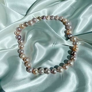 14k South Sea Multicolor Pearls