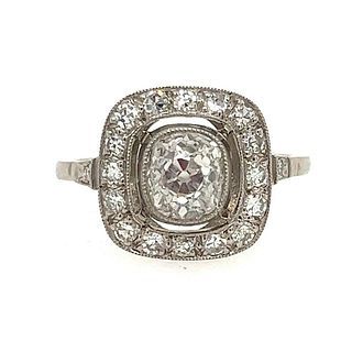 Platinum Diamond EngagementÂ  Ring