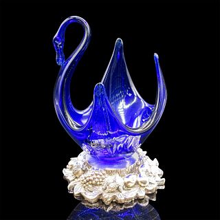 After Creazioni Artistiche Glass Swan Figure