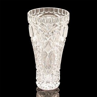 American Cut Crystal Cylindrical Vase