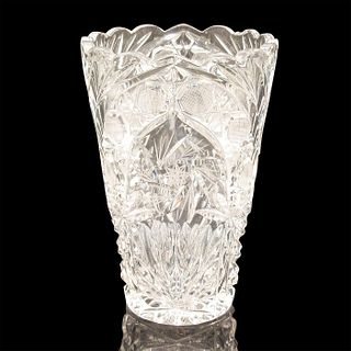 American Cut Crystal Vase