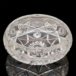 American Cut Crystal Centerpiece Bowl