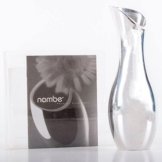 Nambe Studio Alloy Candle Holder And Vase