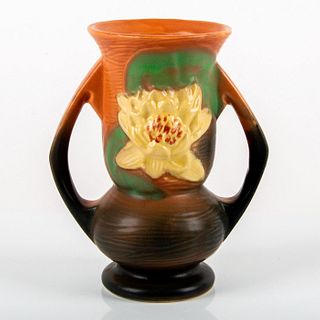 Roseville Style Pottery Water Lily Vase
