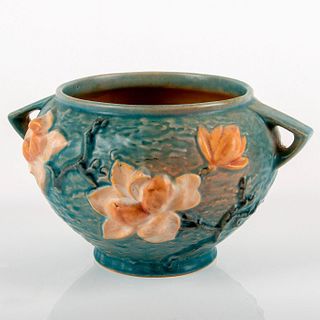 Vintage Roseville Pottery Magnolia Jardiniere Planter 665-5