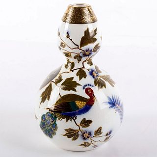 Vintage R.H. Gilded Gourd Vase