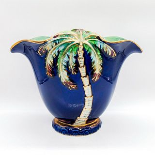 Beswick Ware Vase, Tropical Palm Tree 1069
