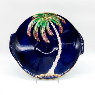 Beswick Ware Plate, Tropical Palm Tree