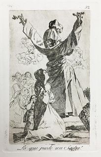 Francisco Goya - Plate 52 Lo Que Puede un Sastre