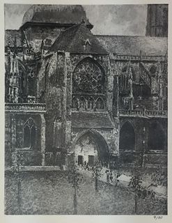 Camille Pissarro (After) - Portail de L'Eglise St