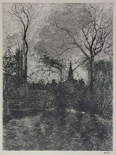 Camille Pissarro (After) - Eglise de Bazincourt
