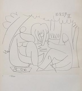 Pablo Picasso (After) - 10.8.59 IV  from "Les