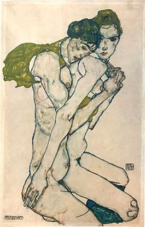 Egon Schiele (After) - Friendship 1913