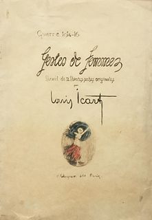 Louis Icart - Chronicles of Women Cover Sheet