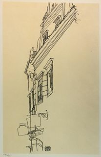 Egon Schiele (After) - Old Gabled Houses Krumau