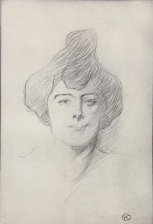 Henri Toulouse-Lautrec (After) - Tete de Femme III