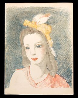 Maurice Laurencin (After) - Young Woman in a Hat