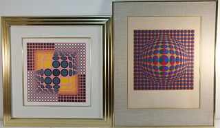 VICTOR VASARELY (HUNGARIAN, 1906-1997).