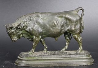 Isidore Jules Bonheur (Fr 1827 - 1901) Bronze Bull
