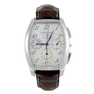 LONGINES - a gentleman's Evidenze chronograph wrist watch. Stainless steel case. Reference L2.643.4,