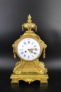 Fine Antique Gilt Bronze French Clock.