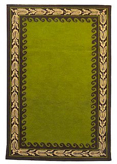 A Stanislav V'Soske Skein-Dyed Virgin Wool Rug, 6 feet 7 inches x 3 feet 9 inches.