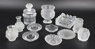 Lalique France Glass Cabinet Items.