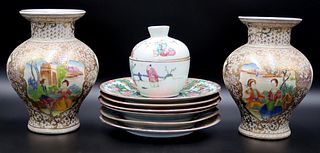 Grouping of Chinese Porcelains.