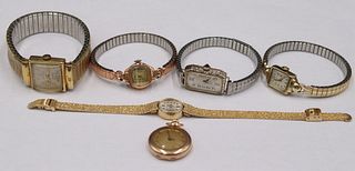JEWELRY. Assorted Men's and Lady's 14kt Gold Watch