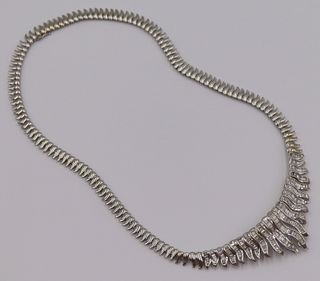 JEWELRY. 14kt Gold and Diamond Statement Necklace